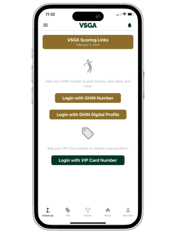 VIP Login Screenshot
